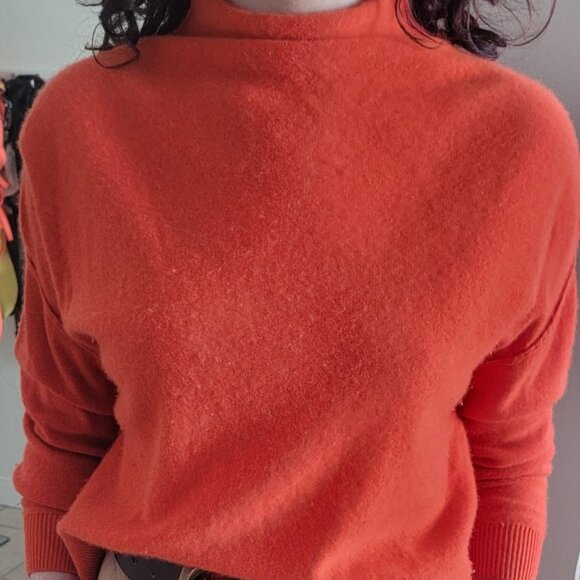 Antropologies cashmere sweater XS orange/red - Picture 2 of 4